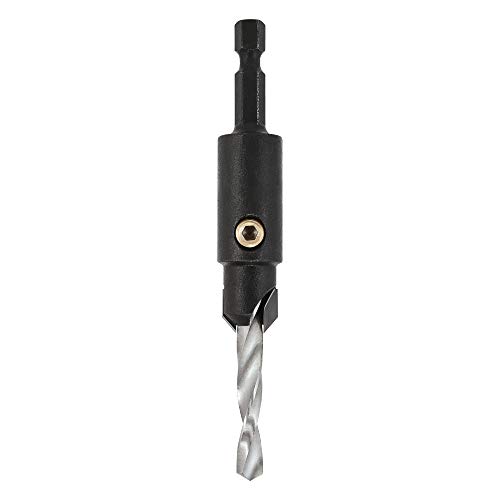 Trend Snappy 12,7 mm TCT Senker mit 6 mm HSS Bohrer, einstellbare Länge, Schnellwechselsystem, SNAP/CS/6MMTC von TREND