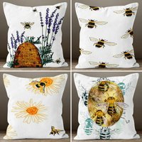 Bienenkissen, Bienen Auf Blumen, Bienenkissen von TrendHomeDesign