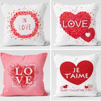 Herz Kissenhüllen, Only You Love Collection Kissen, Valentinstag Geschenkideen Für Ihn von TrendHomeDesign