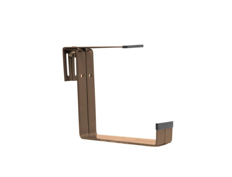 TrendLine Blumenkastenhalter braun 1-fach verstellbar - 2 Stück von TRENDLINE