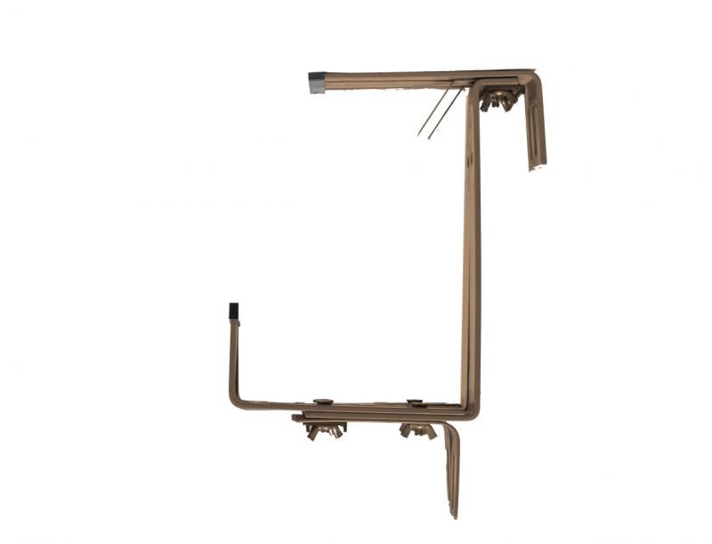 TrendLine Blumenkastenhalter braun 3-fach verstellbar von TRENDLINE