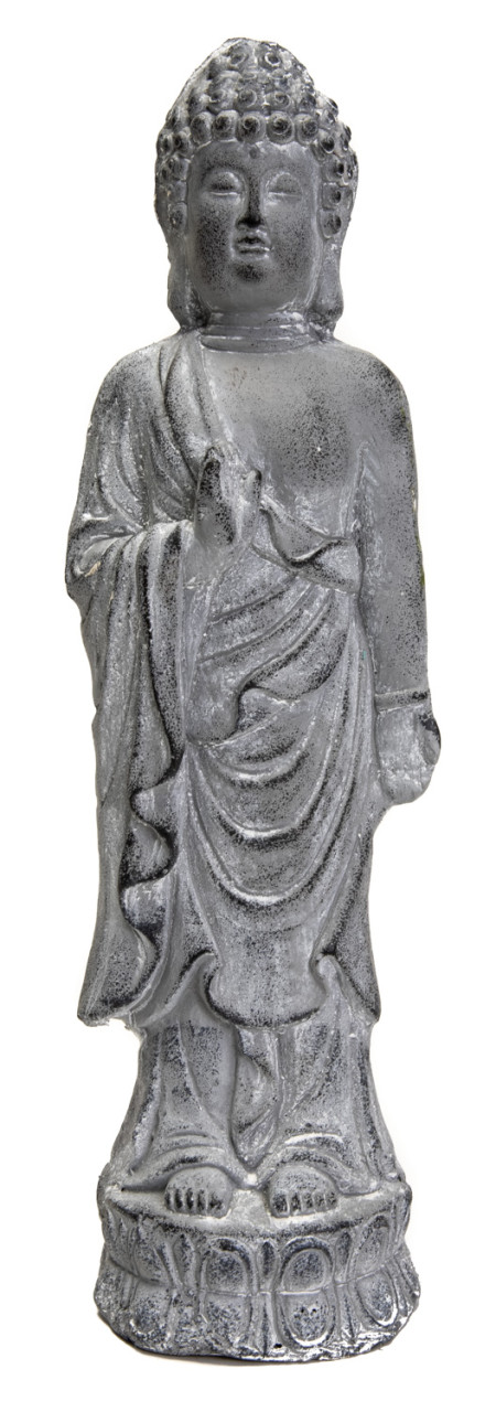 TrendLine Dekofigur Buddha 51,5 cm grau von TRENDLINE