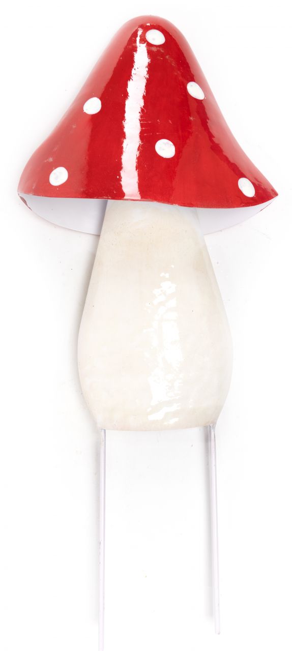 TrendLine Dekostecker Pilz Metall 47 x 17 cm rot weiß TrendLine Dekostecker Pilz Metall 47 x 17 cm rot weiß von TRENDLINE