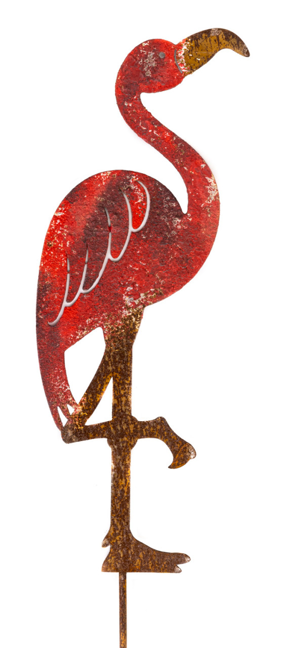 TrendLine Dekostecker Flamingo 117 x 14,5 cm rot von TRENDLINE