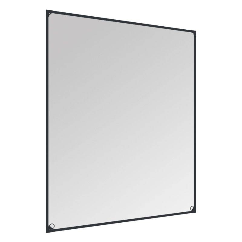 TrendLine Fliegenschutz-Magnetfenster 100 x 120 cm anthrazit/anthrazit kürzbar von TRENDLINE