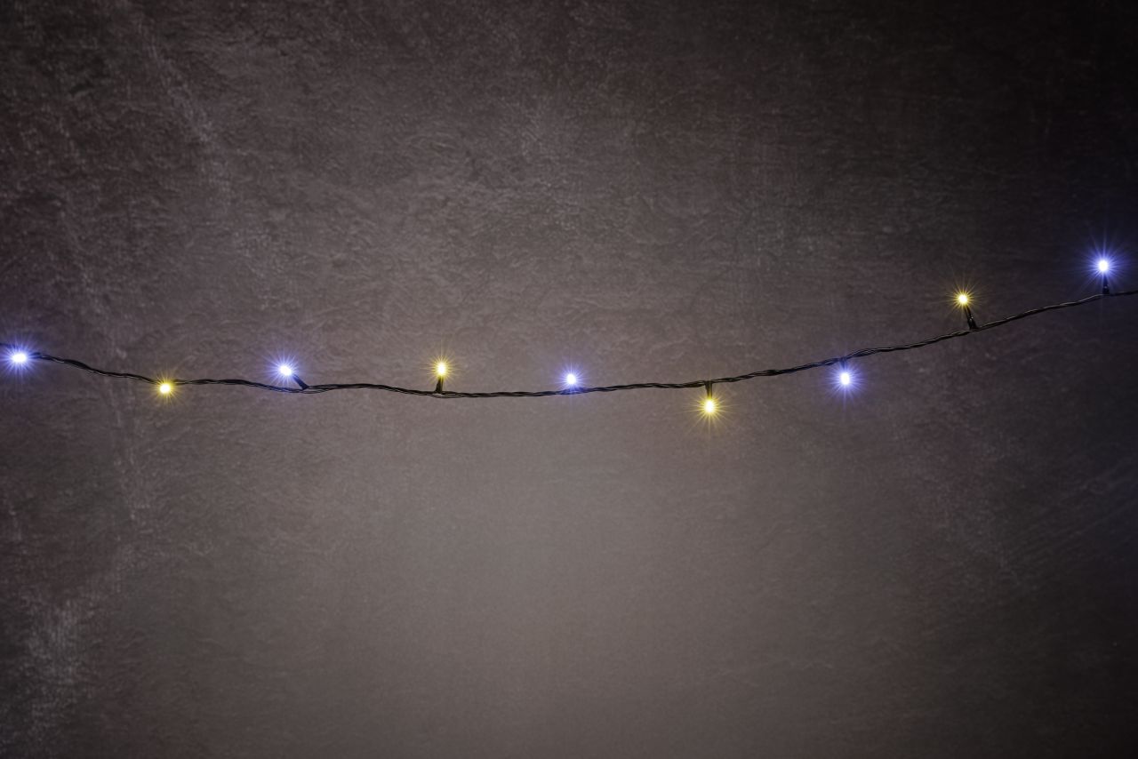 TrendLine LED-Lichterkette Classic Außen 11,5 m warmweiß-kaltweiß mit Timer von TRENDLINE