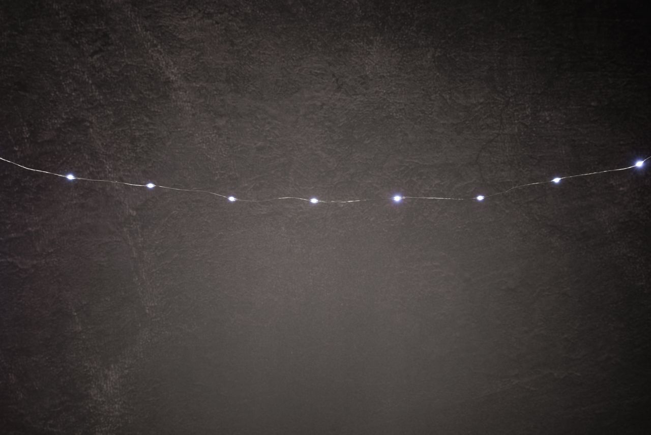 TrendLine LED-Lichterkette Mini Außen 7,9 m kaltweiß mit Timer, 8 Lichteffekten von TRENDLINE