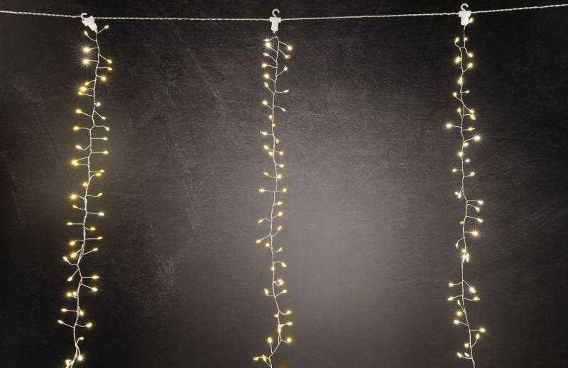 TrendLine LED-Lichtervorhang Mini Außen 1,5 x 1 m warmweiß mit Timer TrendLine LED-Lichtervorhang Mini Außen 1,5 x 1 m warmweiß mit Timer von TRENDLINE