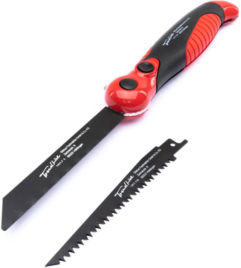 TrendLine Multifunktions-Klappsäge für Holz und Metall 12,5 cm inkl. 2 Sägeblättern von TRENDLINE
