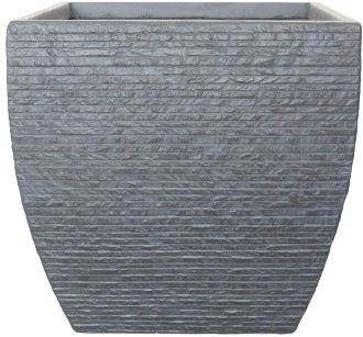 TrendLine Pflanztopf Schiefer-Brickoptik 44,5 x 44,5 x 44,5 cm von TRENDLINE