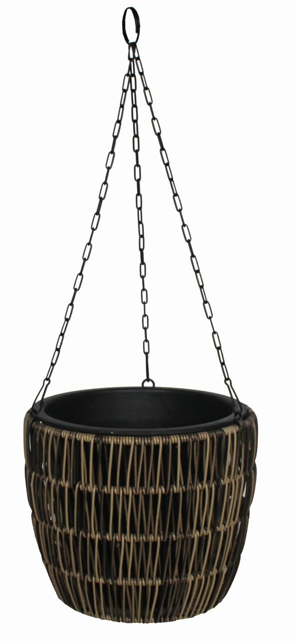 TrendLine Polyrattan Hängeampel Ø 25 x 22 cm mit Einsatz TrendLine Polyrattan Hängeampel Ø 25 x 22 cm mit Einsatz von TRENDLINE