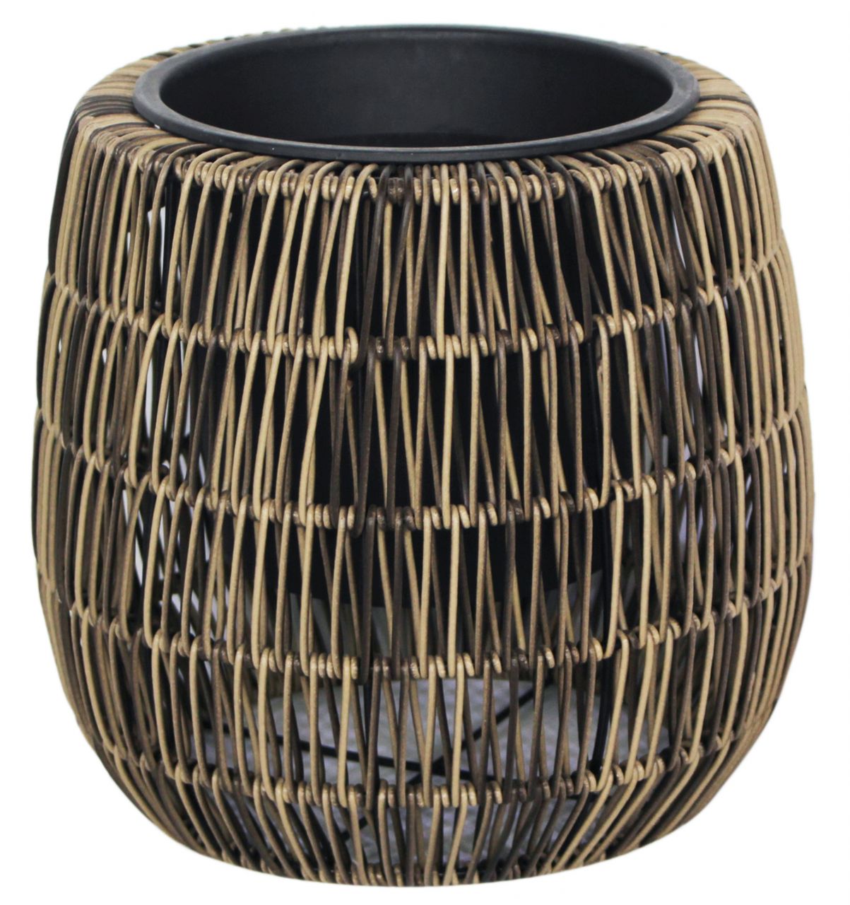 TrendLine Polyrattan Pflanztopf Ø 28 x 26 cm braun TrendLine Polyrattan Pflanztopf Ø 28 x 26 cm braun von TRENDLINE