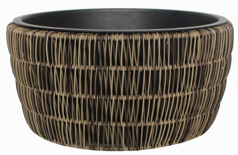 TrendLine Polyrattan Schale Ø 44 x 21 cm mit Einsatz TrendLine Polyrattan Schale Ø 44 x 21 cm mit Einsatz von TRENDLINE