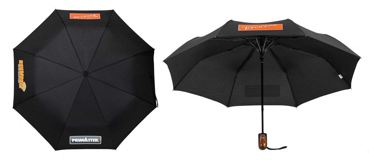 TrendLine Regenschirm Kompakt schwarz von TRENDLINE