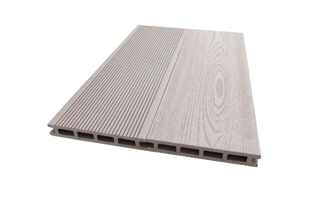 TrendLine Terrassendiele WPC 300 x 14,5 x 2,1 cm braun glatt von TRENDLINE