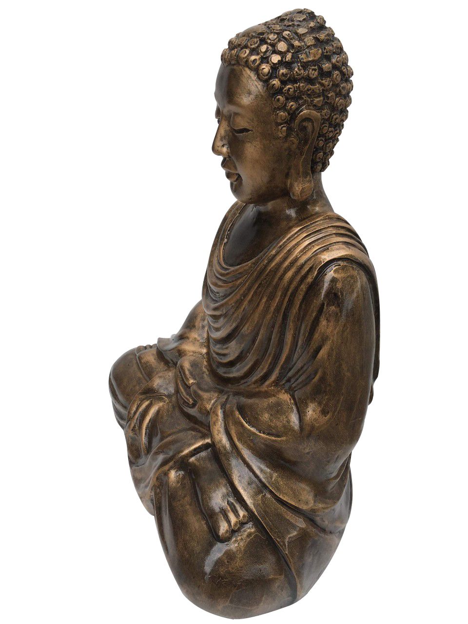 TrendLine Statue Buddha 50 cm bronze von TRENDLINE