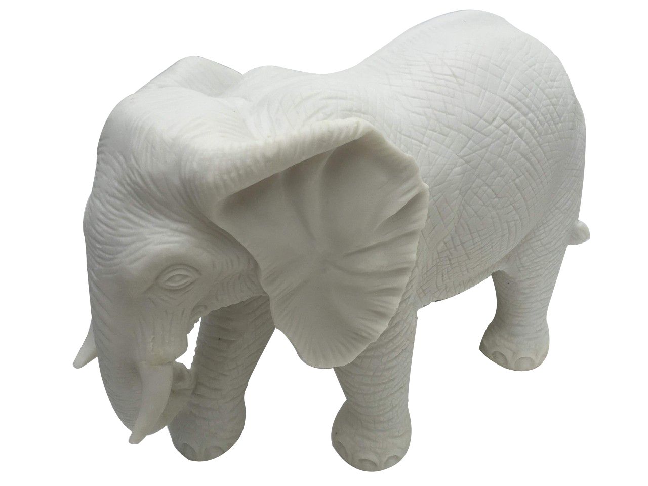 TrendLine Statue Elefant 42 cm weiß von TRENDLINE