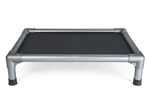 TrendPet HighBed hochwertiges erhöhtes Hundebett, Premium Hochbett, Hundeliege aus eloxiertem Aluminium (75x55cm) von TrendPet