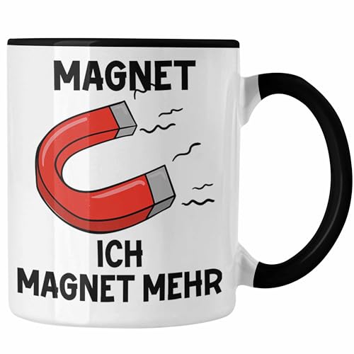 Dank Meme Tasse Magnet Wortspiel Ich Magnet Mehr Geschenkidee Depressionen (Schwarz) von Trendation