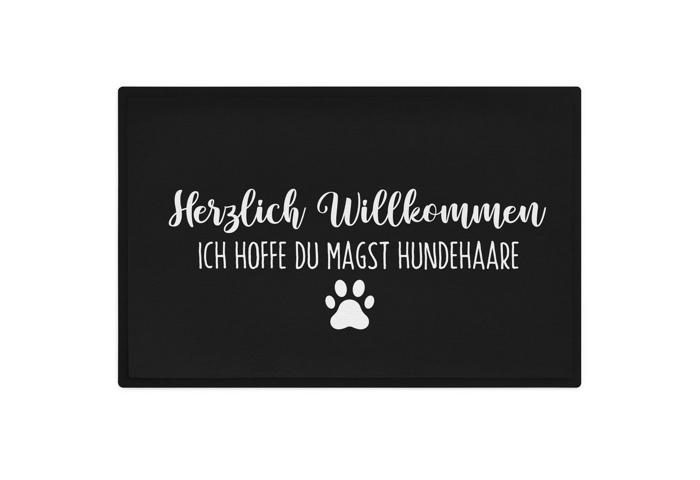 Fußmatte Hunde Fußmatte Spruch Geschenk Hundebesitzer Willkommen Ich Hoffe Du M, Trendation von Trendation