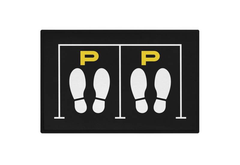 Trendation Fußmatte Schuhparkplatz Fußmatte Lustige Idee Fussmatte Parkplatz Innen Außenbe von Trendation