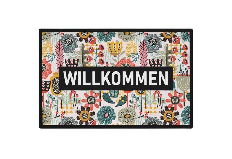 Trendation Fußmatte Willkommen Fußmatte Grafik Schmutzfangmatte Geschenk Außen Innenbereic von Trendation