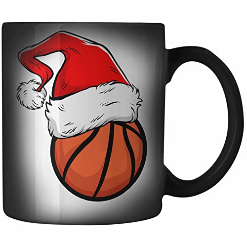 Trendation - Basketball Weihnachten Zaubertasse Geschenk Basketballspieler Geschenkidee von Trendation