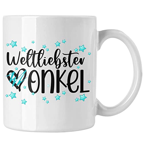 Trendation - Bester Onkel Tasse Geschenk Tassen Geburtstag Geschenkideen Weihnachten (Weiß) von Trendation