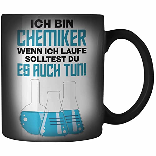 Trendation - Chemiker Geschenke Zaubertassen Zaubertasse Chemielaborant Chemie Geschenk Chemielabor Gadget von Trendation