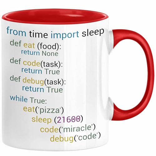 Trendation - Coder Tasse Geschenk für Programmierer Softwareentwickler Nerds Geschenkidee (Rot) von Trendation