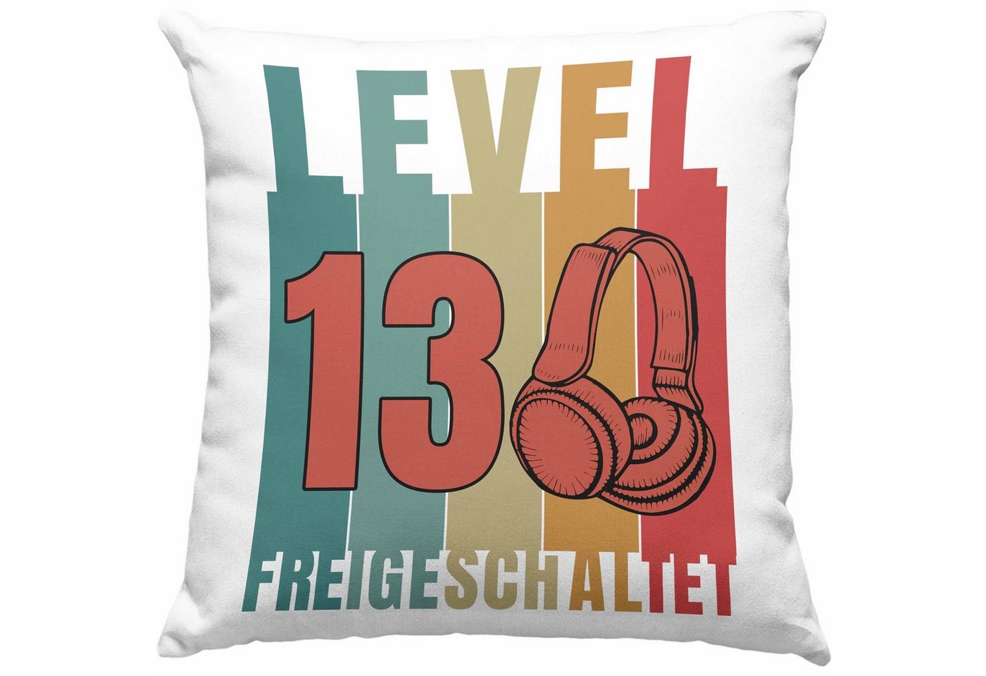 Trendation Dekokissen Trendation - 13. Geburtstag Junge Lustige Gamer Kissen Zocker Geschenk Gamer Gamergirl Geschenkidee Geburtstag 13er Geburtstag Dekokissen mit Füllung 40x40 von Trendation