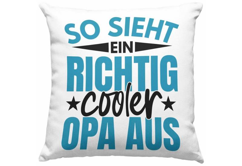 Trendation Dekokissen Trendation - Bester Opa Der Welt Geschenk Kissen So Sieht Ein Richtig von Trendation