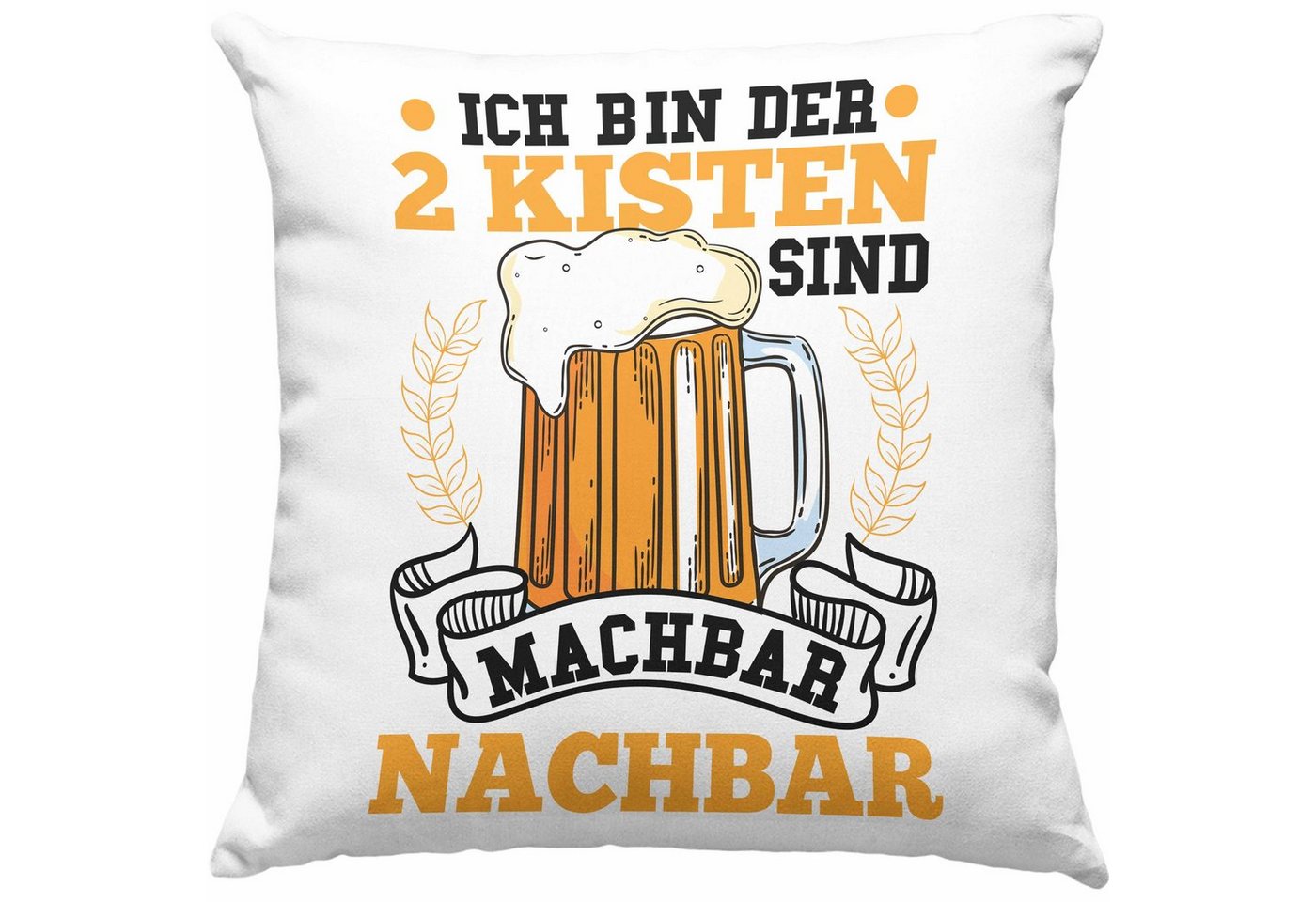 Trendation Dekokissen Trendation - Cooler Nachbar Kissen Geschenk Bester Nachbar Geschenkidee Nachbarn Dekokissen mit Füllung 40x40 von Trendation