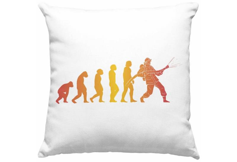 Trendation Dekokissen Trendation - Feuerwehr Revolution Kissen Geschenk Feuerwehrmann Grafik von Trendation