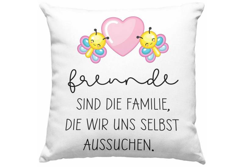 Trendation Dekokissen Trendation - Freunde Sind Die Familie Die Wir Uns Selbst Aussuchen Kis von Trendation