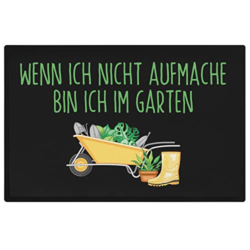 Trendation - Gärtner Fußmatte Geschenk Lustiger Spruch Wenn Ich Nicht Aufmache Bin Im Garten 60x40 cm Hobbygärtner Oma Opa Rentner Trendation - Gärtner Fußmatte Geschenk Lustiger Spruch Wenn Ich Nicht Aufmache Bin Im Garten 60x40 cm Hobbygärtner Oma Opa Rentner von Trendation