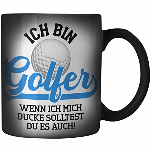 Trendation - Golf Geschenke Für Männer Frauen Kinder Lustig Zaubertasse mit Spruch Golfspieler Zaubertassen Damen Witzig von Trendation