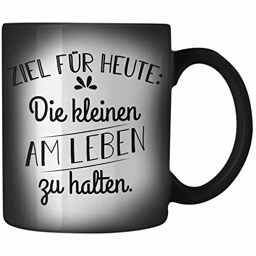 Trendation - Lustige Farbwechsel Tasse für Kindergärtnerin Erzieherin Geschenk Spruch Zauber-Farbwechsel Tasse Kindergarten Erzieher Farbwechsel Tasse mit Spruch von Trendation