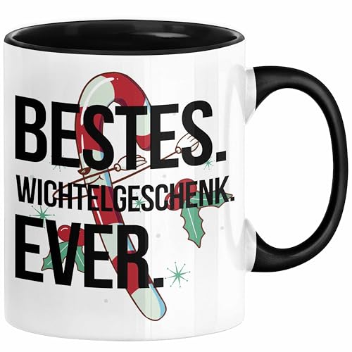 Trendation - Schrott-Wichtelgeschenk für Frauen Kollegen Geschenk Wichteln Weihnachten Bestes Wichtelgeschenk Ever geschenkidee Schrottwichteln (Schwarz) von Trendation