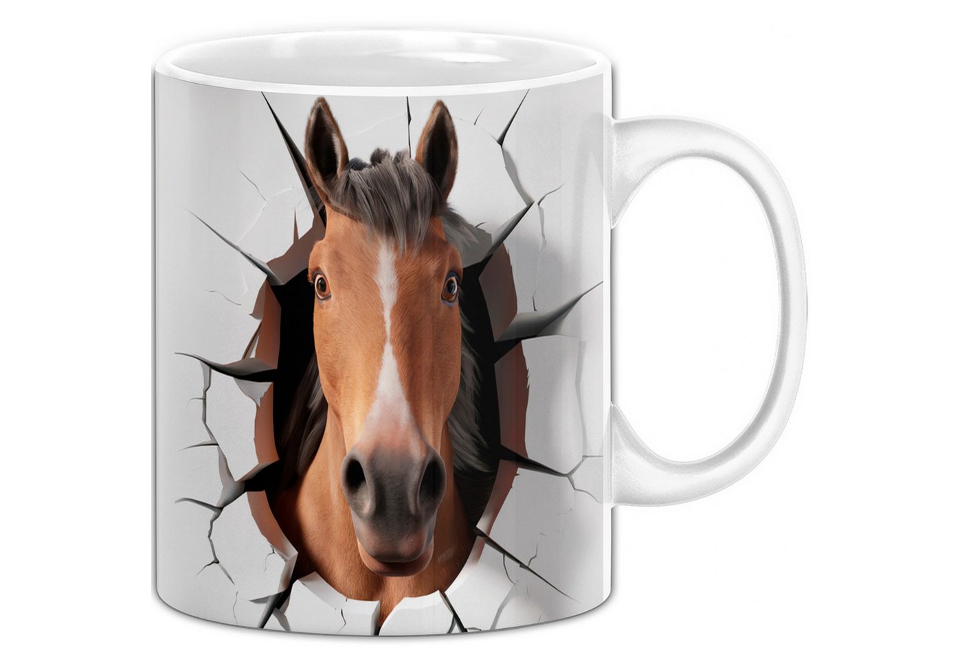 Trendation Tasse 3D Pferd Tasse Geschenk Pferd Durchbruch Wand Spruch Geschenkidee fü Trendation Tasse 3D Pferd Tasse Geschenk Pferd Durchbruch Wand Spruch Geschenkidee fü von Trendation