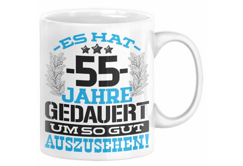 Trendation Tasse 55. Geburtstag Lustig Geschenk Männer Frauen Geschenkidee zum 55er Man von Trendation