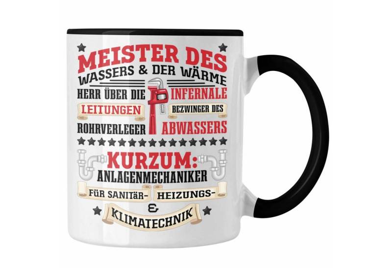 Trendation Tasse Anlagemechaniker Heizungsbauer Klempner Tasse Geschenk Spruch Männer K von Trendation