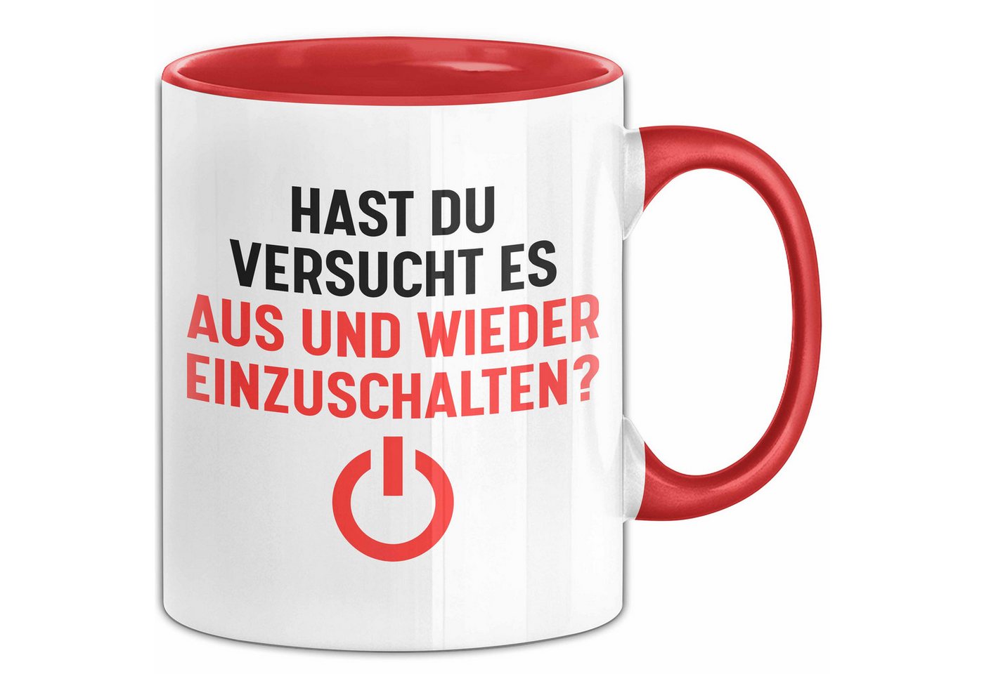 Trendation Tasse Aus Einschalten IT Techniker Tasse Geschenk Itler Nerd von Trendation
