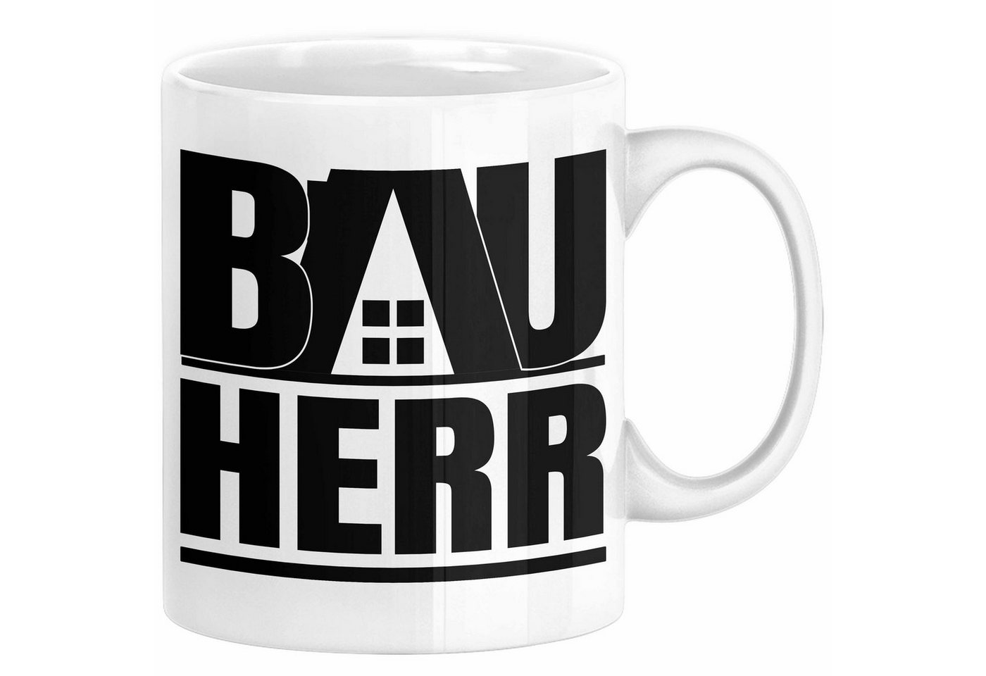 Trendation Tasse Bauherr Bauleiter Geschenk Tasse Hausbau Bauvorhaben Kaffee-Becher Ges von Trendation