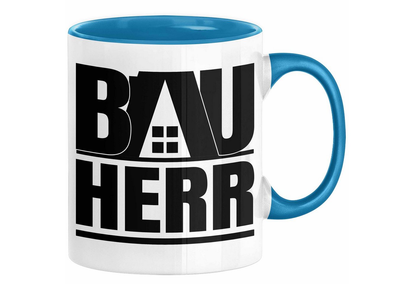 Trendation Tasse Bauherr Bauleiter Geschenk Tasse Hausbau Bauvorhaben Kaffee-Becher Ges von Trendation