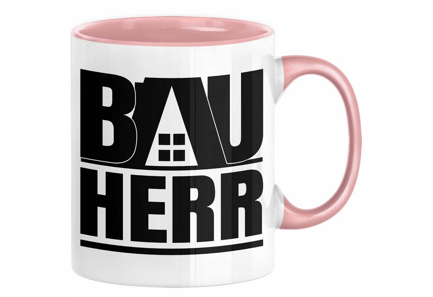 Trendation Tasse Bauherr Bauleiter Geschenk Tasse Hausbau Bauvorhaben Kaffee-Becher Ges von Trendation