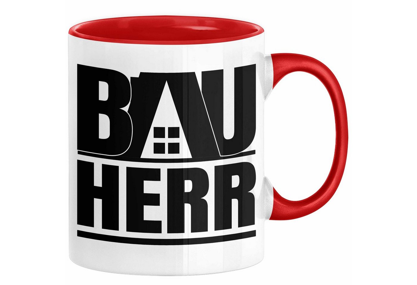 Trendation Tasse Bauherr Bauleiter Geschenk Tasse Hausbau Bauvorhaben Kaffee-Becher Ges von Trendation