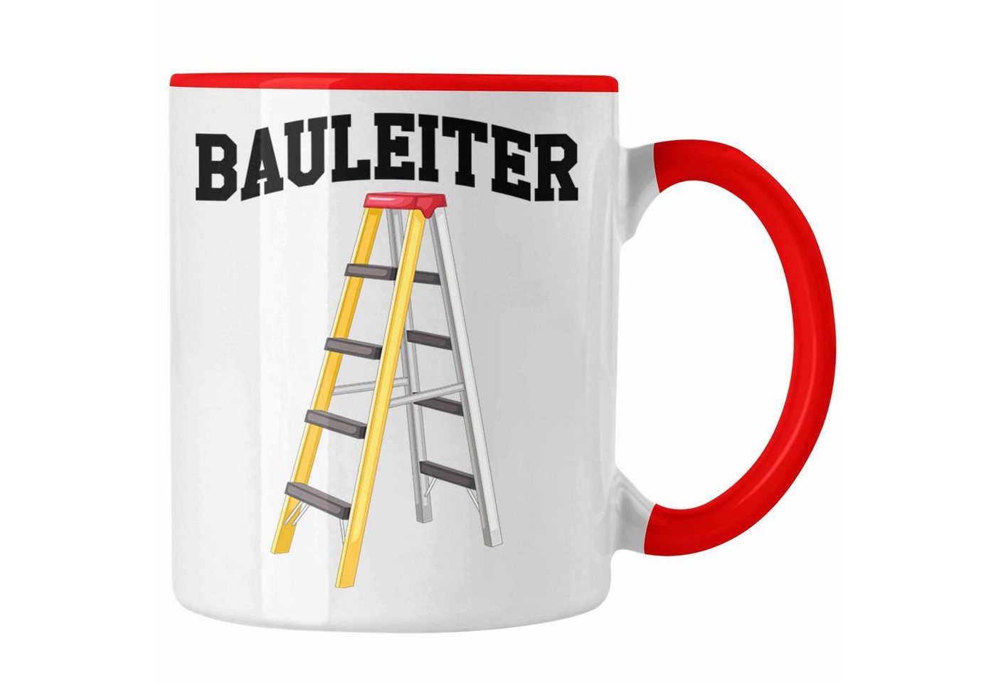 Trendation Tasse Bauleiter Tasse Geschenk Baustellen Spruch Geschenkidee für Bauarbeite von Trendation