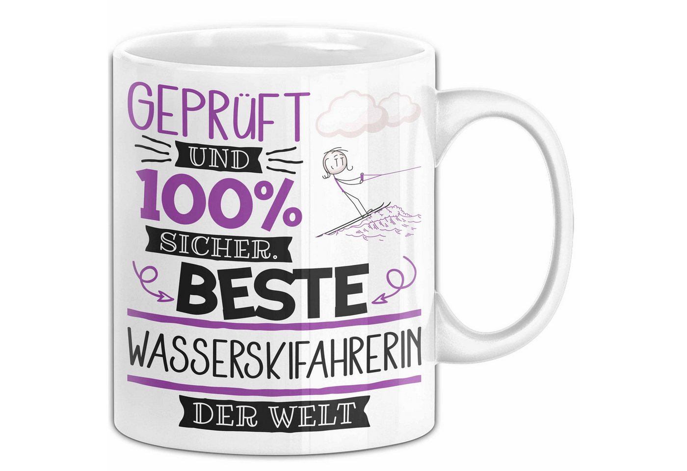 Trendation Tasse Beste Wasserskifahrerin Der Welt Tasse Geschenk für Eine Wasserskifa Trendation Tasse Beste Wasserskifahrerin Der Welt Tasse Geschenk für Eine Wasserskifa von Trendation