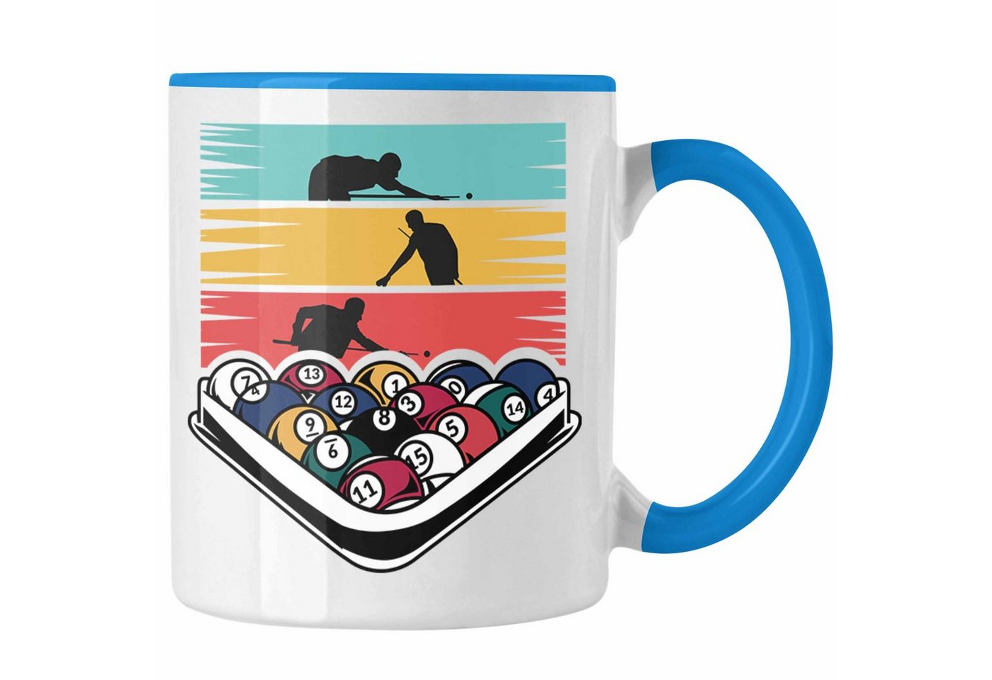 Trendation Tasse Billard Pool Tasse Geschenk Queu Geschenkidee Spruch Grafik von Trendation